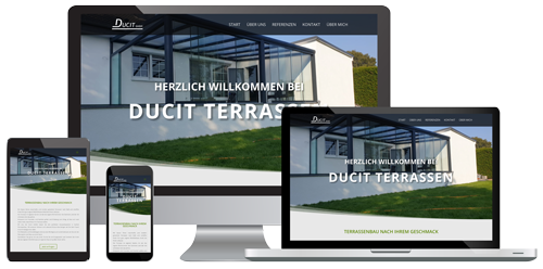 Ducit Terrassen Webdesign